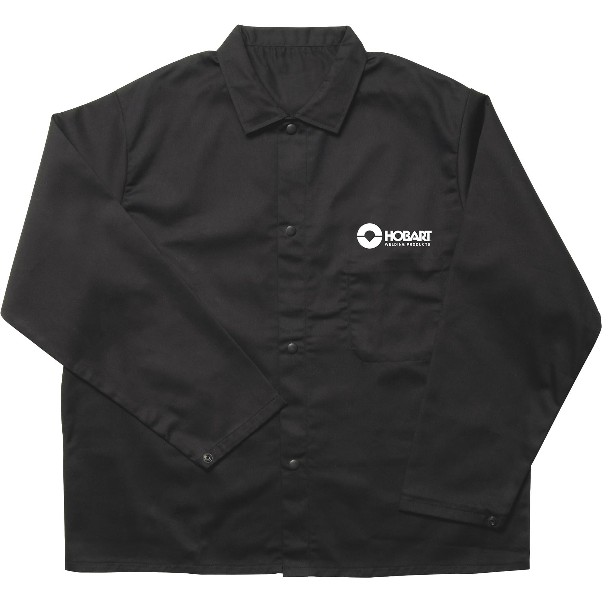 Hobart 770568 Flame Retardant Cotton Welding Jacket - XXL,Black